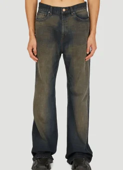 Men Balenciaga Jeans^Washed Jeans