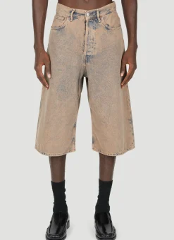 Men Acne Studios Shorts^Washed Relaxed Bermuda Shorts