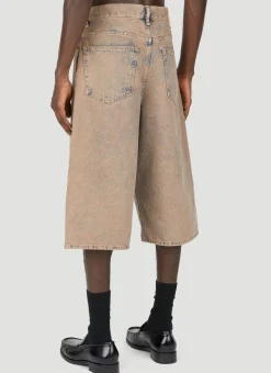 Men Acne Studios Shorts^Washed Relaxed Bermuda Shorts