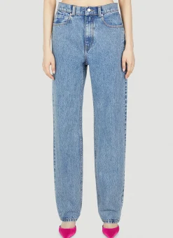 Washed Rhinestone Jeans>Alexander Wang Clearance