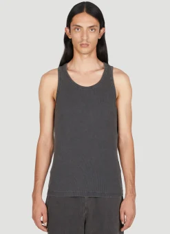 Men Entire Studios Tops^Washed Rib Tank Top