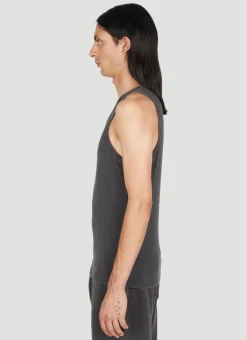 Men Entire Studios Tops^Washed Rib Tank Top
