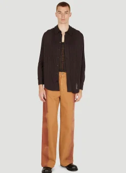 Men Eckhaus Latta Jeans^Washed Wide Leg Jeans