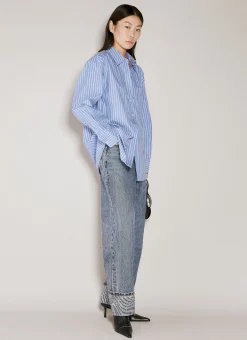 Wave Cuff Wide Jeans>Alexander Wang Sale
