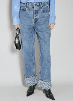 Wave Cuff Wide Jeans></noscript>Alexander Wang Sale