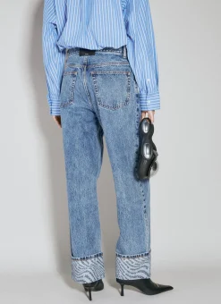 Wave Cuff Wide Jeans></noscript>Alexander Wang Sale