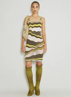 Wave Knit Midi Dress>Isa Boulder Online
