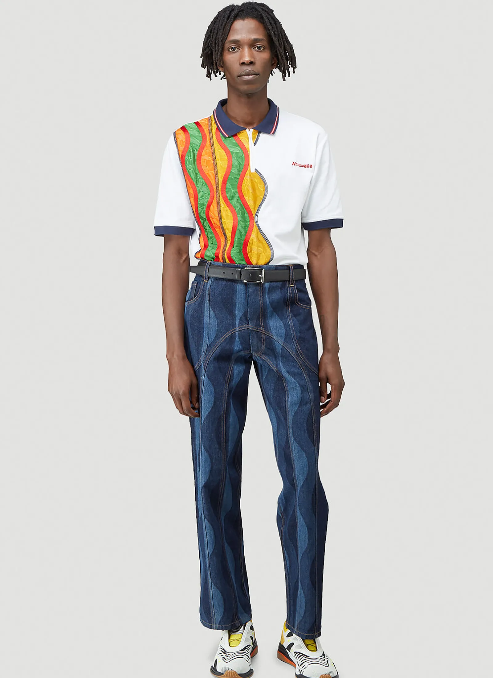 Men Ahluwalia Polo Shirts^Wave Polo Shirt