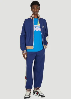 Men Gucci Track Pants^Web Stripe Colour Block Track Pants