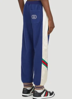 Men Gucci Track Pants^Web Stripe Colour Block Track Pants