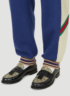 Men Gucci Track Pants^Web Stripe Colour Block Track Pants