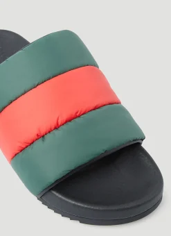 Men Gucci Slides^Web Stripe Padded Slides