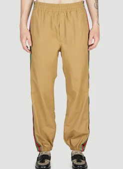 Men Gucci Track Pants^Web Stripe Track Pants