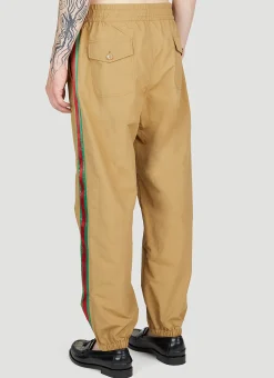 Men Gucci Track Pants^Web Stripe Track Pants