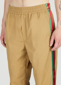 Men Gucci Track Pants^Web Stripe Track Pants