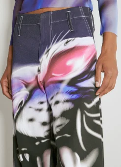 Men Gerrit Jacob Pants^Wide Leg Graphic Pants