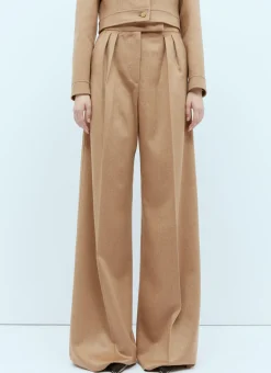 Wide Leg Wool Pants>Max Mara Discount