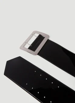 Men Gucci Belts^Wide Patent Belt