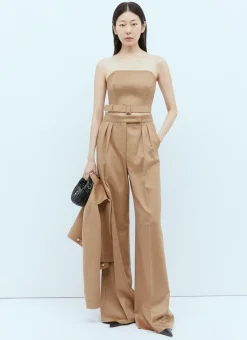 Wool Bustier Top>Max Mara