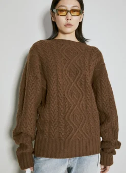 Wool Cabel Knit Sweater>Martine Rose New