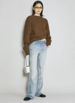 Wool Cabel Knit Sweater>Martine Rose New