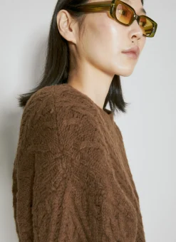 Wool Cabel Knit Sweater></noscript>Martine Rose New