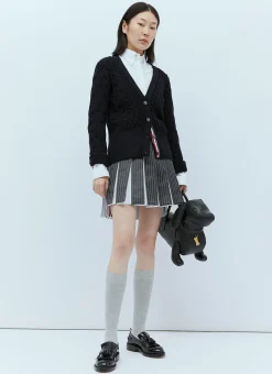 Wool Cable Knit Cardigan>Thom Browne Clearance