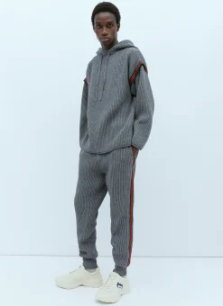 Men Gucci Track Pants^Wool Cashmere Pants
