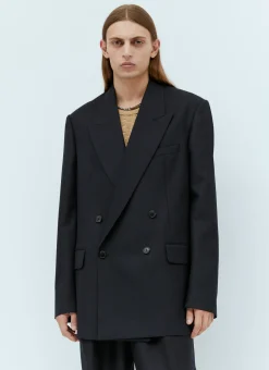 Men Dries Van Noten Blazers^Wool Double-Breasted Blazer
