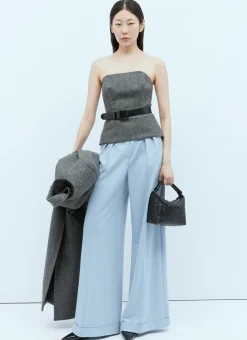 Wool Flannel Bustier Top></noscript>Max Mara Hot