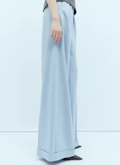 Wool Jersey Wide Leg Pants></noscript>Max Mara Clearance