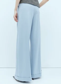 Wool Jersey Wide Leg Pants></noscript>Max Mara Clearance