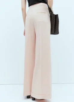Wool Jersey Wide Leg Pants>Max Mara Outlet