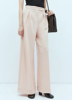 Wool Jersey Wide Leg Pants></noscript>Max Mara Outlet