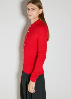 Men Balmain Polo Shirts^Wool Knit Polo Shirt