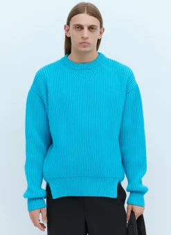 Men Jil Sander Knitwear^Wool Knit Sweater