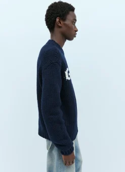 Men Gucci Knitwear^Wool Logo Intarsia Sweater