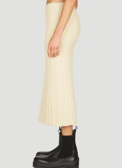 Wool Rib Midi Skirt></noscript>Jil Sander+ Sale