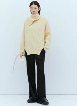 Wool Rib Sweater>Jil Sander Discount