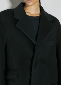 Wool Tailored Maxi Coat>Saint Laurent Discount