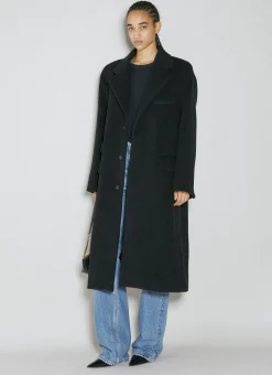 Wool Tailored Maxi Coat></noscript>Saint Laurent Discount