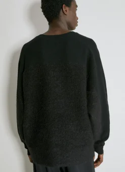 Men Y-3 Knitwear^Wool-And-Mohair-Blend Knit Sweater