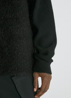 Men Y-3 Knitwear^Wool-And-Mohair-Blend Knit Sweater