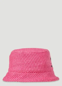 Men Marni x No Vacancy Hats^Woven Bucket Hat
