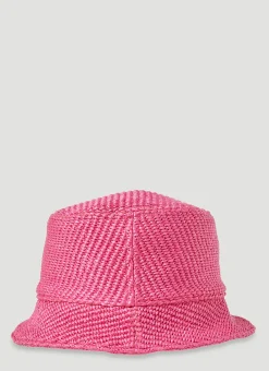 Men Marni x No Vacancy Hats^Woven Bucket Hat