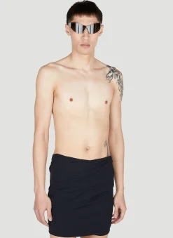 Men Rick Owens Swimwear^Wrap Around Swim Shorts