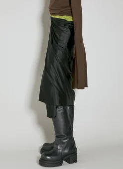 Wrap Satin Midi Skirt></noscript>Rick Owens Hot