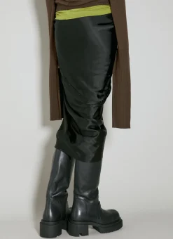 Wrap Satin Midi Skirt></noscript>Rick Owens Hot