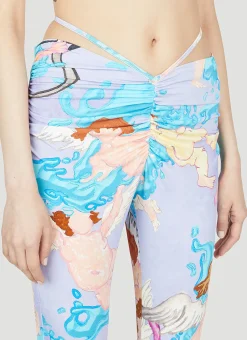 Wrapped Printed Leggings><noscript><img width=