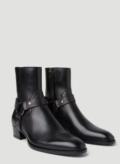Men Saint Laurent Boots^Wyatt Ankle Boots